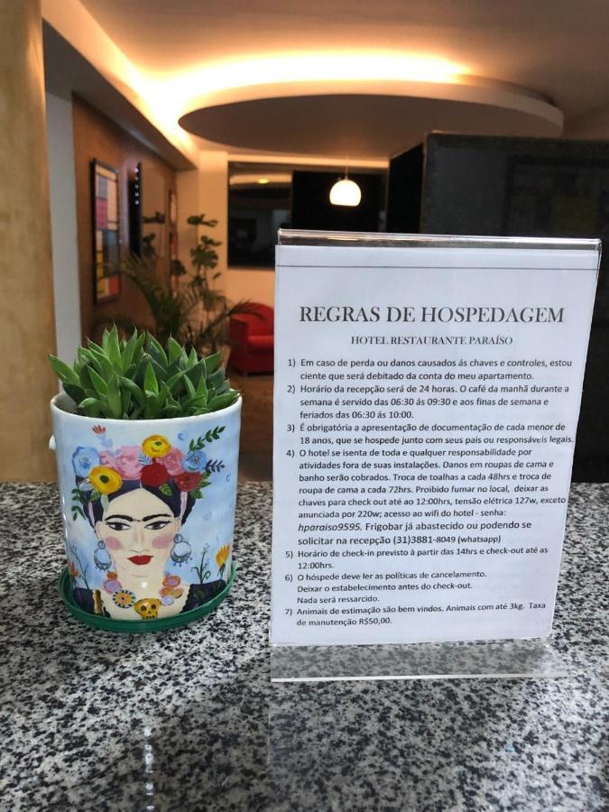 Hotel & Restaurante Paraiso Ponte Nova - Proximo A Faculdade Dinamica Bagian luar foto